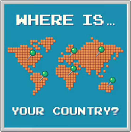 Where's Your Country? – mapa-múndi interativo